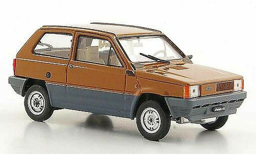 Fiat Panda 45 1/43 Brumm marron 1980 miniature