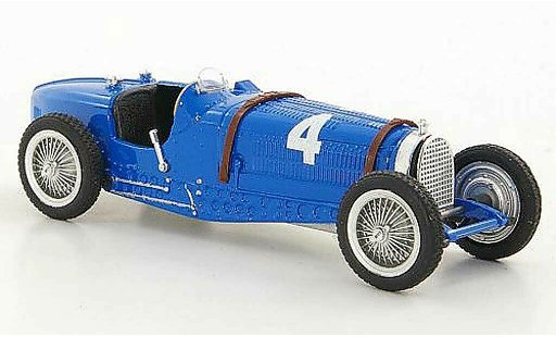 Bugatti Type 59 grand prix 1/43 Brumm No.4 R.Dreyfus GP Belgien 1934 miniature