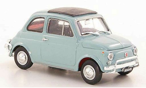 Fiat 500 L 1/43 Brumm bleugrise 1968 miniature