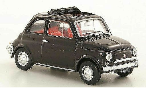 Fiat 500 L 1/43 Brumm marron 1968 miniature