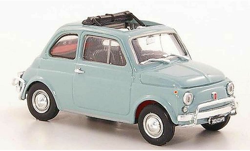 Fiat 500 L 1/43 Brumm grisebleu 1968 miniature