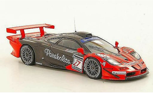 McLaren F1 GTR GTR Long Tail 1/43 HPI Longtail No.27 Parabolica C.Goodwin / G.Ayles Silverstone 1997 miniature