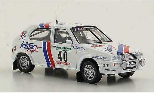Citroen Visa Chrono 1/43 Mini Partes Gr.B No.40 R.Fontes / V.Guimaraes Rally Portugal 1983 miniature