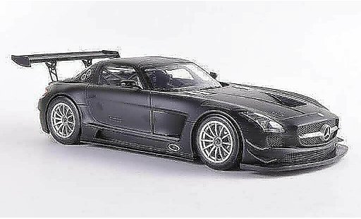 Mercedes SLS GT3 1/18 Minichamps AMG matnoire Plain Body Version 2011 miniature