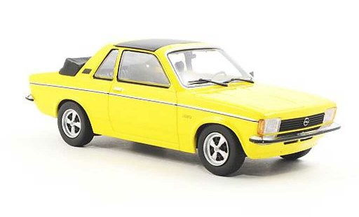 Opel Kadett C Aero 1/43 Minichamps jaune Sondermodell MCW 1978 miniature