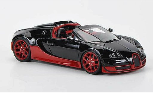 Bugatti Veyron Vitesse 1/43 Look Smart Grand Sport 16.4 noire/rouge Autosalon Genf 2012 miniature