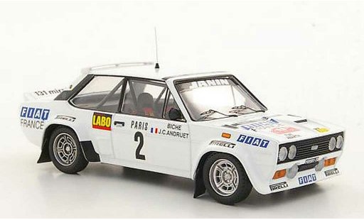Fiat 131 Abarth 1/43 Trofeu No.2 J.C.Andruet / Biche Rally Monte Carlo 1978 miniature