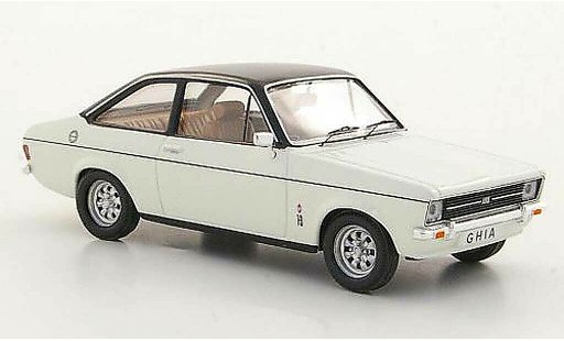 Ford Escort Ghia 1/43 Trofeu 1300 blanche/noire RHD miniature