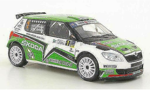 Skoda Fabia S2000 1/43 Abrex (FL 2010) No.1 J.Hanninen / M.Markkula Rally Islas Canaria 2011 miniature