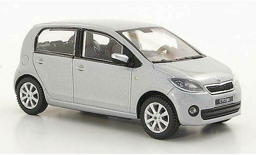 Skoda Citigo 5 portes 1/43 Abrex grise 5- 2012 miniature