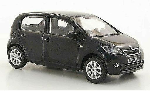 Skoda Citigo 5 portes 1/43 Abrex noire 5- 2012 miniature