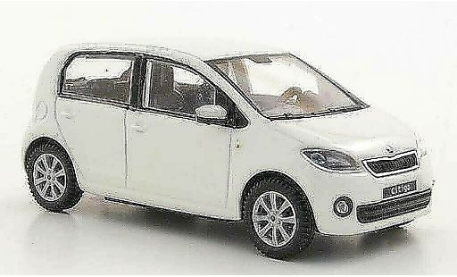 Skoda Citigo 5 portes 1/43 Abrex blanche 5- 2012 miniature