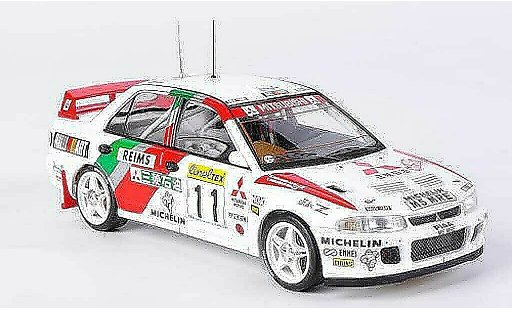 Mitsubishi Lancer Evolution II 1/43 HPI No.11 T.Makinen / S.Harjanne Rally Monte Carlo 1995 miniature