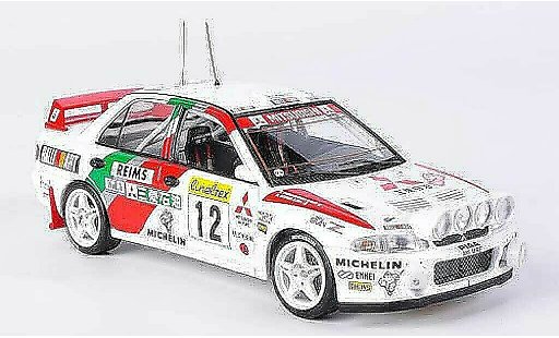 Mitsubishi Lancer Evolution II 1/43 HPI No.12 A.Aghini / S.Farnocchia Rally Monte Carlo 1995 miniature