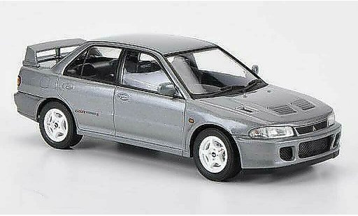 Mitsubishi Lancer Evolution II 1/43 HPI GSR grise RHD 1994 miniature