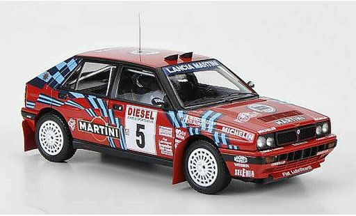 Lancia Delta HF Integrale 1/43 HPI 16V No.5 Martini D.Auriol / B.Occelli Rally Sanremo 1989 miniature