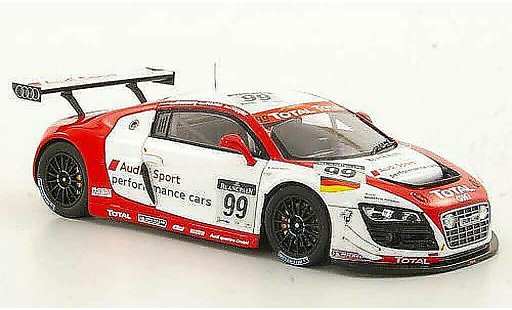 Audi R8 lms 1/43 Spark No.99 Sport Performance Cars Basseng / Haase / Stippler 24h Spa 2011 miniature