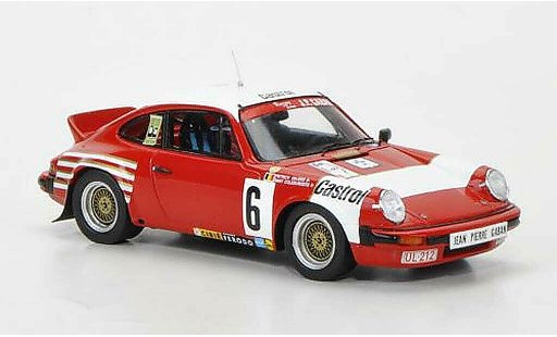 Porsche 911 SC 1/43 Spark No.6 Bastos Racing Team J.P.Gaban P.Snijers / D.Colebunders Rally-Circuit des Ardennes 1983 miniature