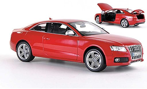Audi S5 coupe 1/18 Norev rouge 2009 miniature