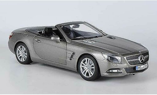 Mercedes Classe SL 500 1/18 Norev mat grise 2012 miniature
