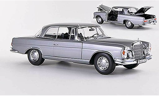 Mercedes 280 1969 1/18 Norev SE Coupe (W111) grise miniature