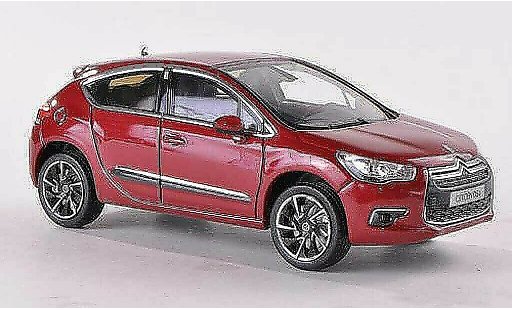 DS Automobiles DS4 Berline 1/43 Norev rouge 2011 miniature