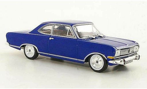 Opel Rekord B 1/43 Hachette Coupe bleu (ohne Magazin) 1965 miniature