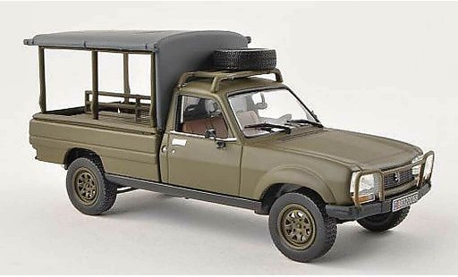 Peugeot 504 Pick up 1/43 Norev Army d-vert 1979 miniature