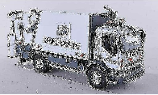 Renault Premium Base 1/43 Norev Mullwagen Derichebourg 2006 miniature
