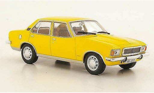 Opel Rekord D 1/43 WhiteBox 2100 Diesel jaune miniature