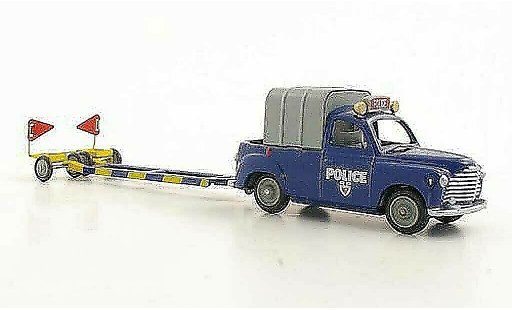 Renault Colorale Base 1/43 CIJ Police avec Anhanger miniature