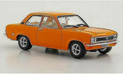 Opel Ascona A Base 1/43 Hachette orange 2-portes (ohne Magazin) 1970 miniature