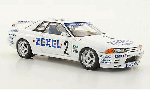 Nissan Skyline R32 1/43 HPI GT-R No.2 Zexel T.Kinoshita / E.Yamada N1 1992 miniature