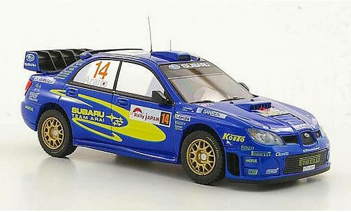 Subaru Impreza WRC 1/43 HPI No.14 Team Arai T.Arai / T.Sircombe Rally Japan 2006 miniature