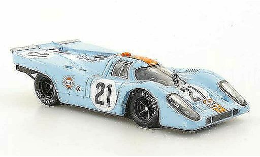 Porsche 917 1970 1/43 Brumm No.21 JWA-Gulf Racing Team Rodriguez / Kinnunen 24h Le Mans miniature