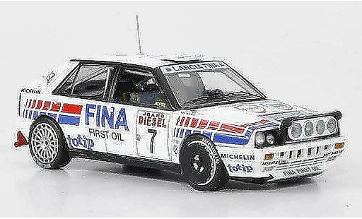 Lancia Delta HF Integrale 16V 1/43 HPI Intregrale No.7 Fina Cerrato/Cerri Rally San Remo 1991 miniature