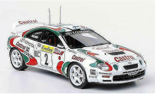 Toyota Celica GT Four 1/43 HPI 1995 No.2 Team Europe / Castrol J.Kankkunen / N.Grist Rally Monte Carlo miniature