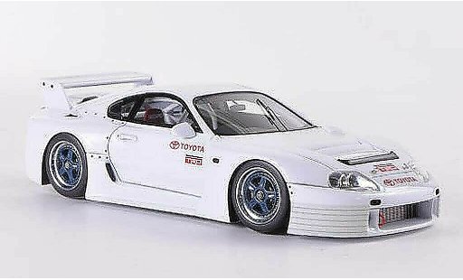 Toyota Supra GT LM 1/43 HPI blanche N.Nagasaka Testfahrzeug Fuji 1996 miniature
