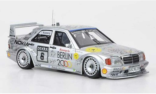 Mercedes 190 DTM 1/43 HPI 2.5-16 Evo II No.6 Berlin 2000 K.Rosberg 1992 miniature