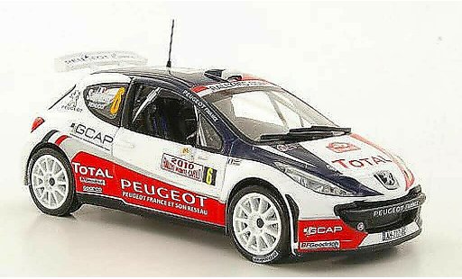 Peugeot 207 S2000 1/43 Hachette No.6 Total S.Sarrazin / J.-J.Renucci Rally Monte Carlo 2010 miniature