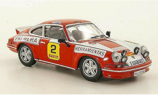Porsche 911 Carrera 1/43 Hachette 930 911 No.2 M.Etchebers / M.C.Etchebers Rally 2000 Virajes 1974 miniature
