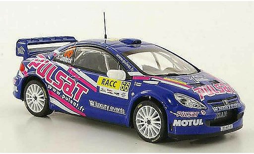 Peugeot 307 WRC 1/43 Hachette No.66 Pulsat D.Snobeck / G.Mondesir Rally Catalunya 2009 miniature