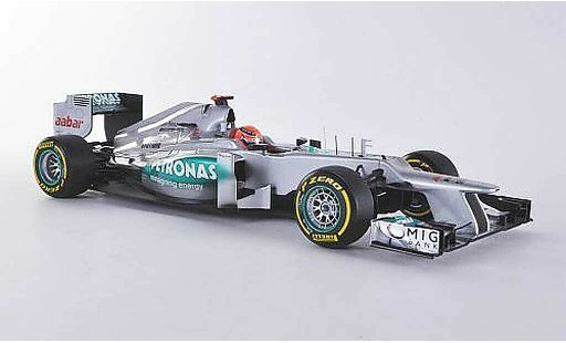 Mercedes F1 2012 1/18 Minichamps AMG W03 No.7 Petronas M.Schumacher Saison miniature