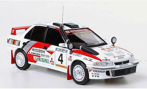 Mitsubishi Lancer Evolution II 1/43 HPI No.4 RalliArt P.Kuukkala / K.Shinozuka Safari Rally 1994 miniature