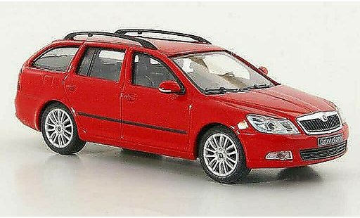 Skoda Octavia Combi 1/43 Abrex II rouge 2008 miniature