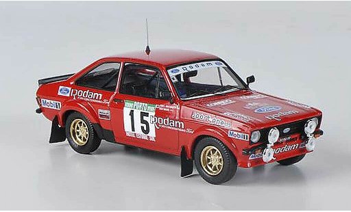 Ford Escort Rally 1/43 Mini Partes No.15 Rodam J.Miguel / J.L.Nascimento Portugal 1985 miniature