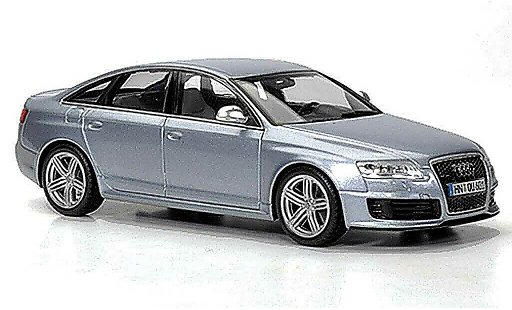 Audi RS6 avant 1/43 Minichamps grise bleu 2008 miniature