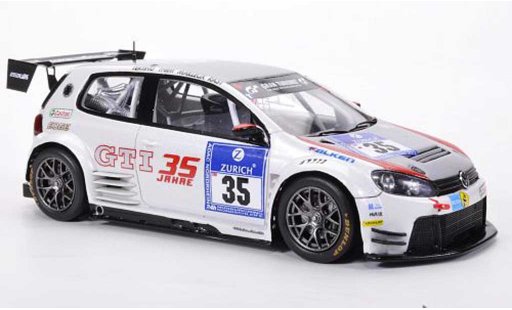 Volkswagen Golf Base 1/43 Spark 24 No.35 Terting / Thiim / Mailleux / Rast 24h ADAC Nurburgring 2011 miniature