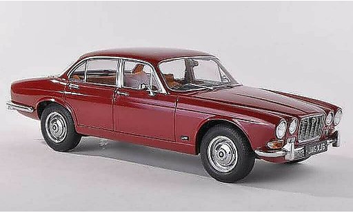 Jaguar XJ6 6 1/18 Paragon Series 1 2.8 noire-rouge RHD 1971 miniature