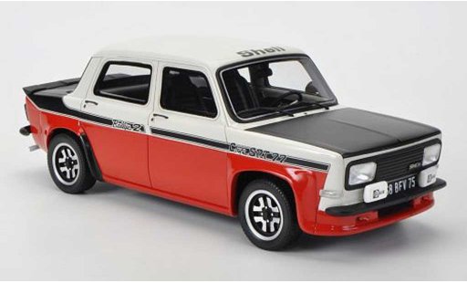 Simca 1000 Rallye 2 SRT 1/18 Ottomobile Rally 2 Coupe 77 blanche/rouge/matnoire miniature